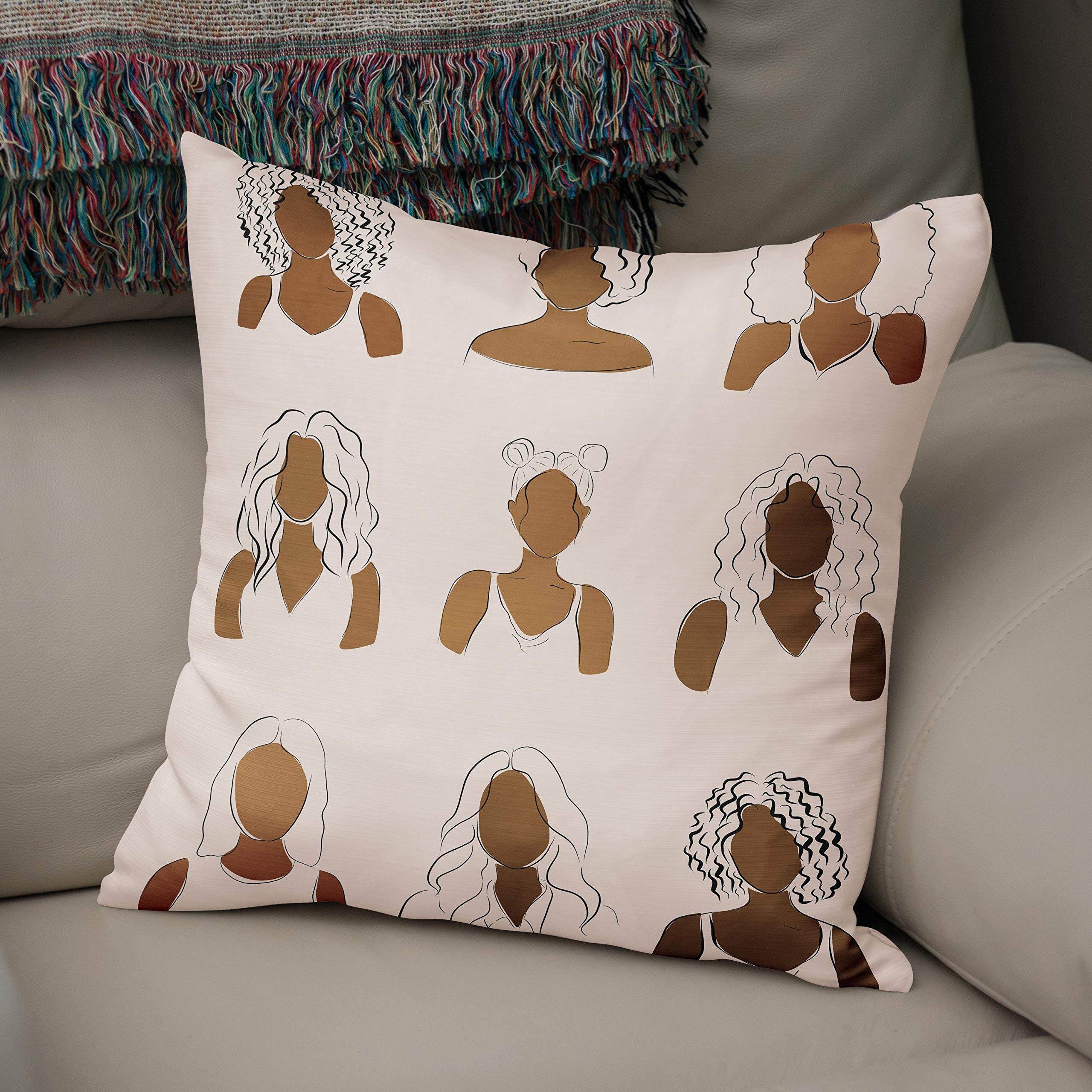 Bonamaison Decorative Cushion Cover, Cotton, Multicolor, 43 x 43 cm