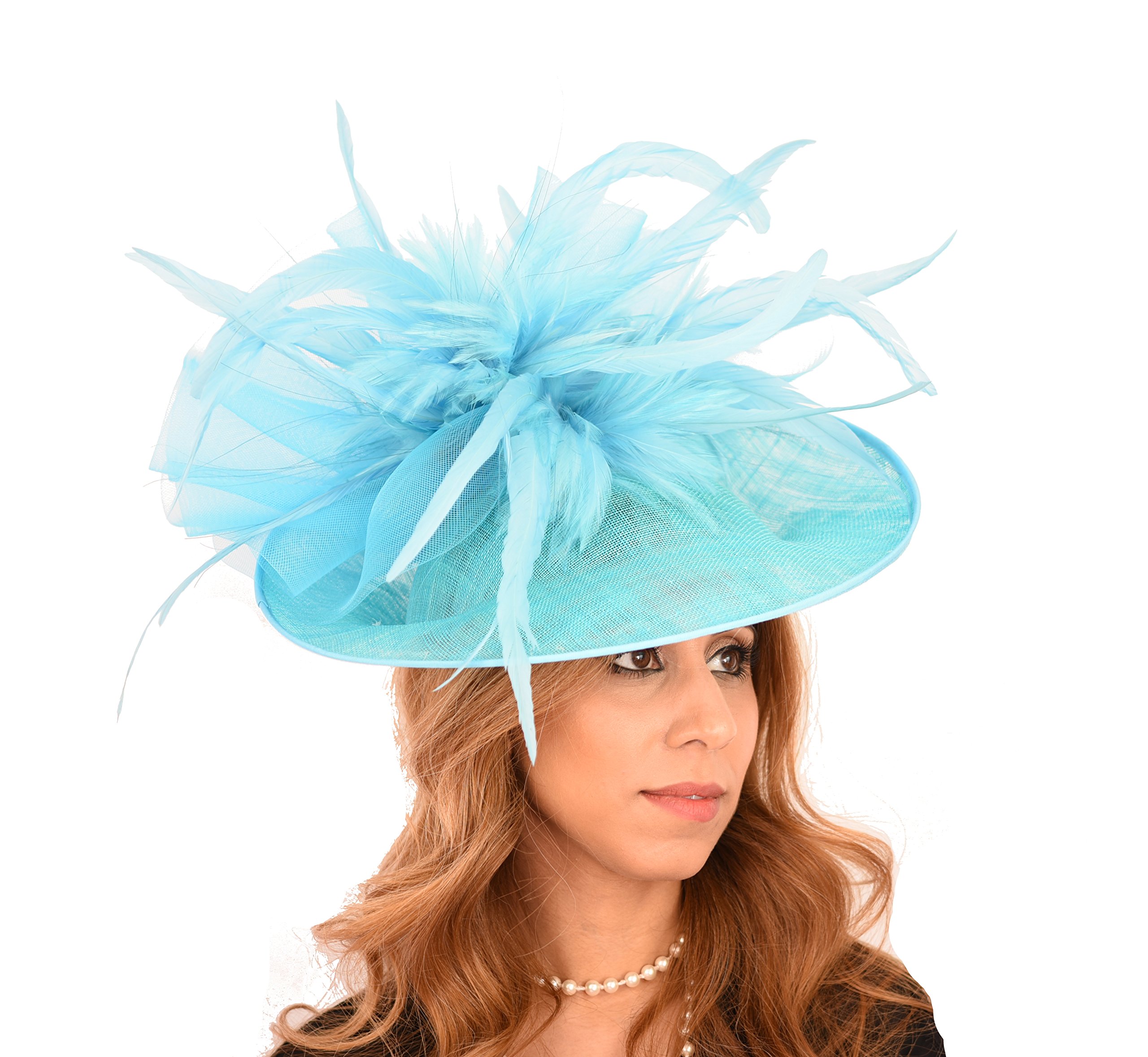Gorgeous Buzzard Bow Ascot Derby Wedding Hat - Available in 40 Colours