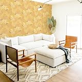 Arthouse Japanese Garden Ochre Wallpaper 53cm x 10.05m Roll view 4