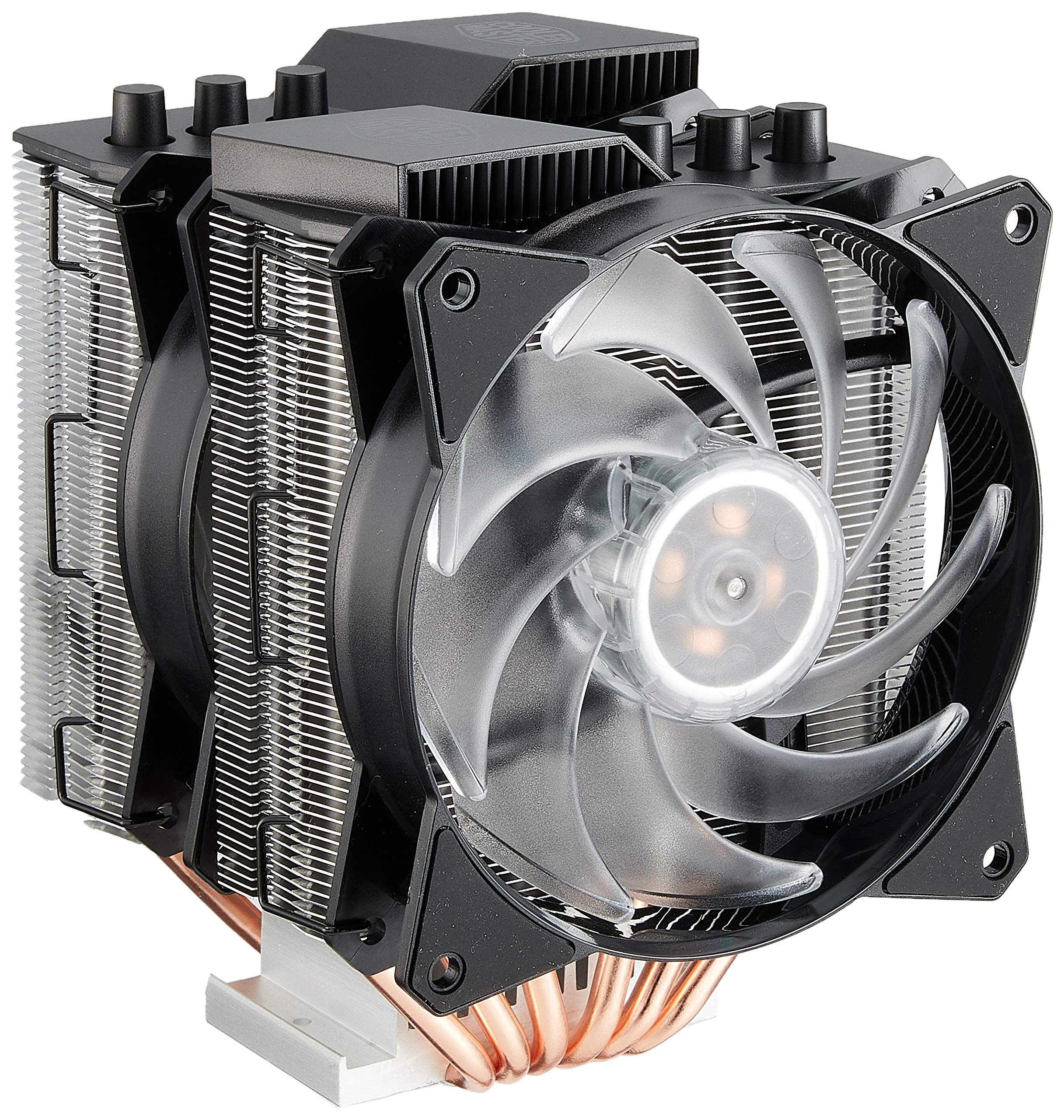 Cooler Master MasterAir MA621P TR4 Edition, CPU Cooler Designed for AMD Ryzen Threadripper, 2x 120mm RGB fans, RGB LED controller included