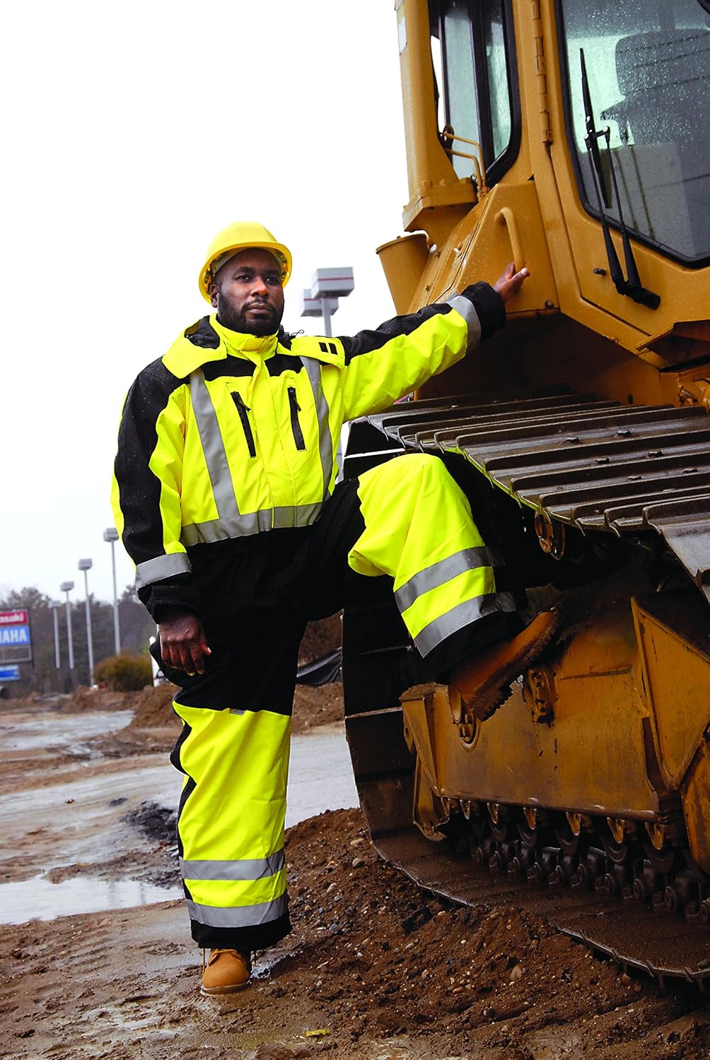 Occunomix SP-CVL-BY2X Speed Collection Premium Cold Weather Coverall, XX-Large, Yellow: Industrial & Scientific