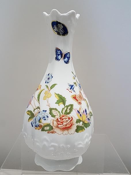 Aynsley China Cottage Garden Fluted Vase Made In England Amazon