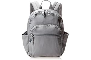 Vera Bradley Women's Cotton Small Backpack, Galaxy Gray - Recycled Cotton, One Size