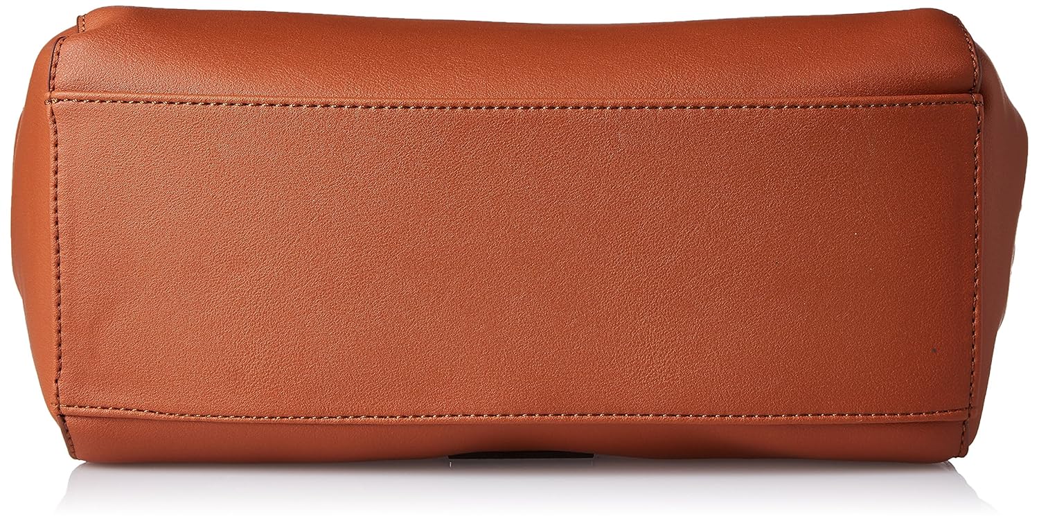 caprese women's satchel (burnt orange)