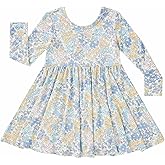 pureborn Baby Toddler Girl Viscose from Bamboo Dress 2-5T