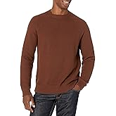 Amazon Essentials Oversized Crewneck Sweater for Men, Textured, Cotton