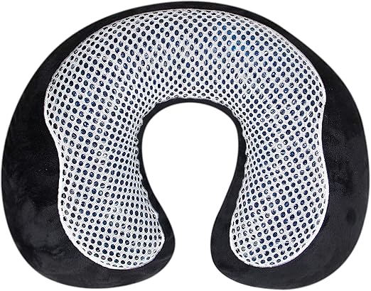 Amazon Com Cloudz Cool Gel Inflatable Travel Neck Pillow With