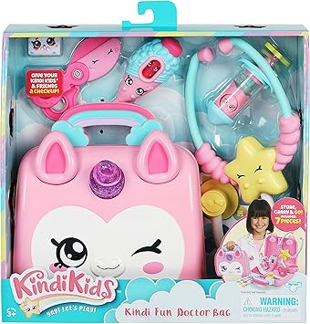 Kindi Fun Unicorn Toy Doctor Bag with 