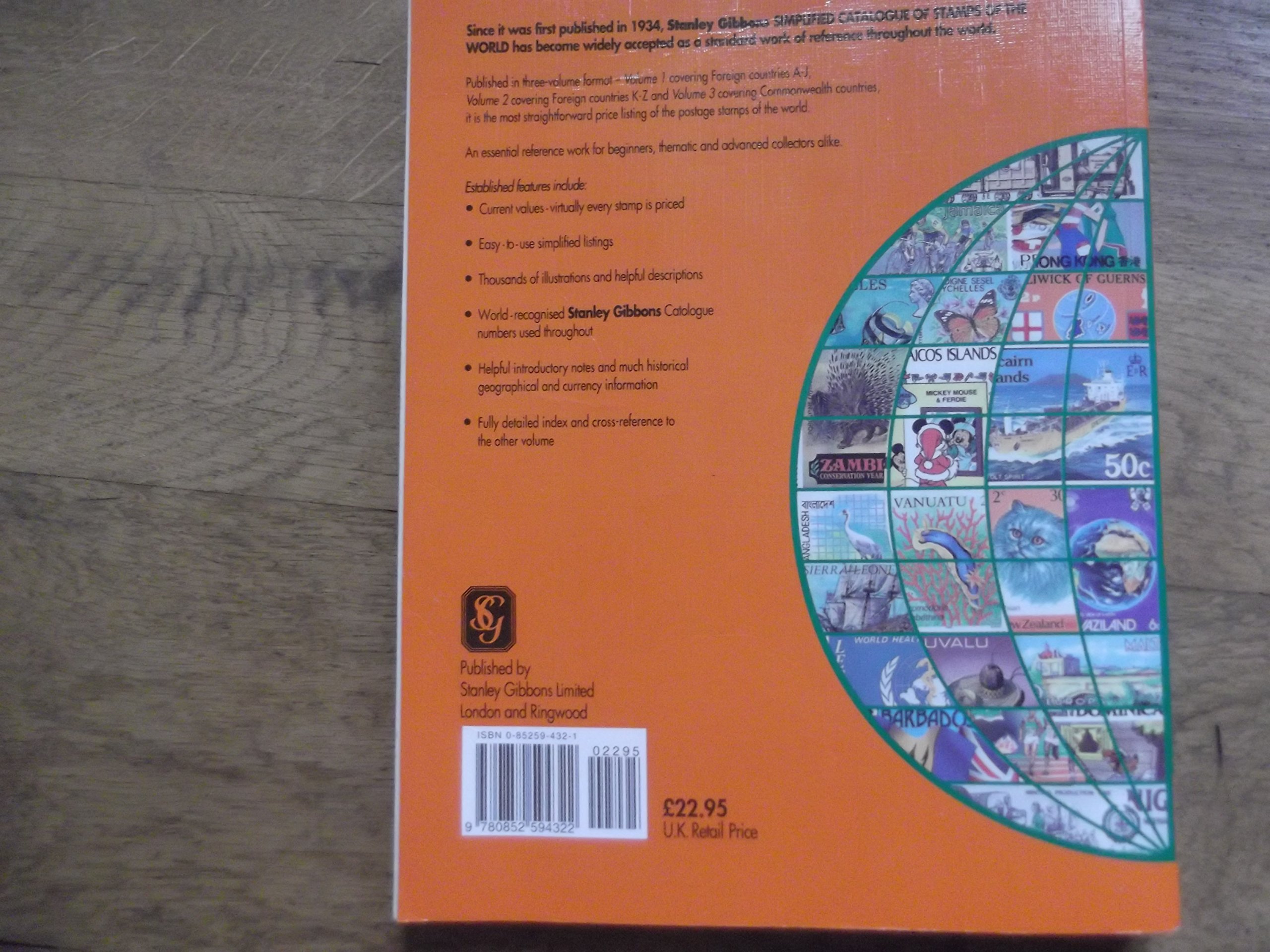 Simplified Catalogue Of Stamps Of The World 1998 V3 - 