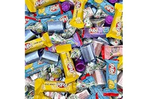 SUNNY ISLAND Assorted Chocolate Candy for Easter - HERSHEY'S NUGGETS, ROLO Caramels, KITKAT Bars, 3-Pound Bag (About 150 Pieces)