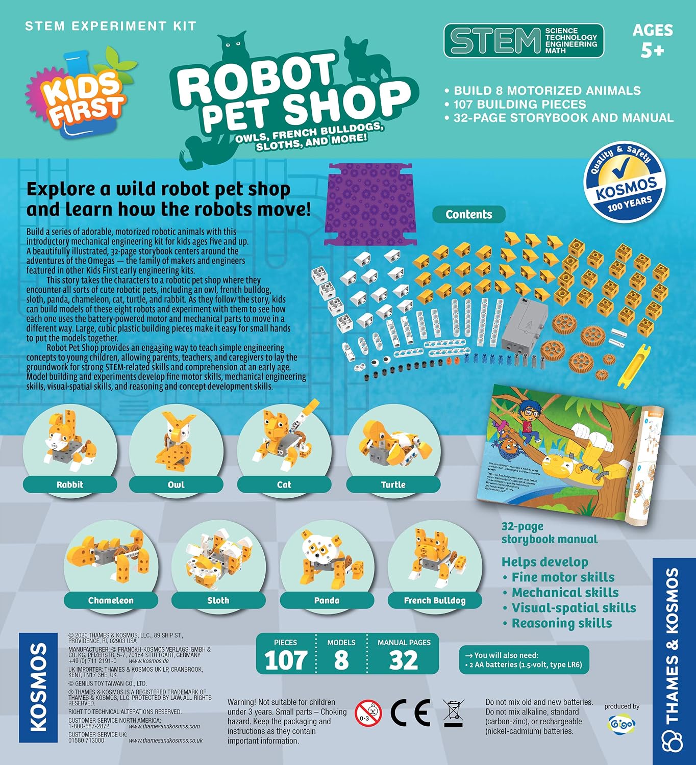 Thames & Kosmos Kids First Robot Pet Shop, Kids Science Kit - Image 3