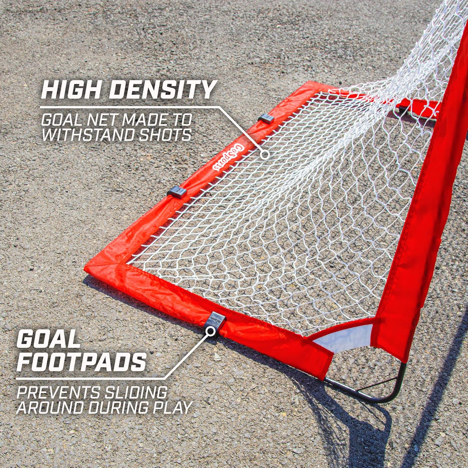 GoSports Hockey Street Set - Includes Pop-Up Goal and 2 Hockey Sticks with 2 Hockey Street Balls : Sports & Outdoors