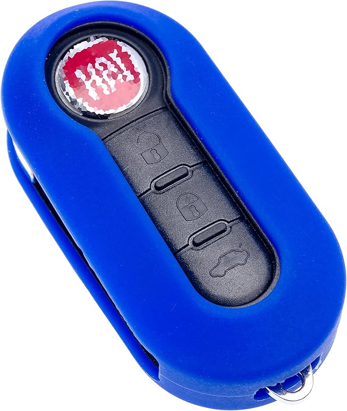 FIAT Schlüsselhülle · BLAU · Key Cover · FIAT 500 Punto Bravo Panda Doblo Schlüssel Hülle FIAT Schlüsselhülle · BLAU · Key Cover · FIAT 500 Punto Bravo Panda Doblo Schlüssel Hülle