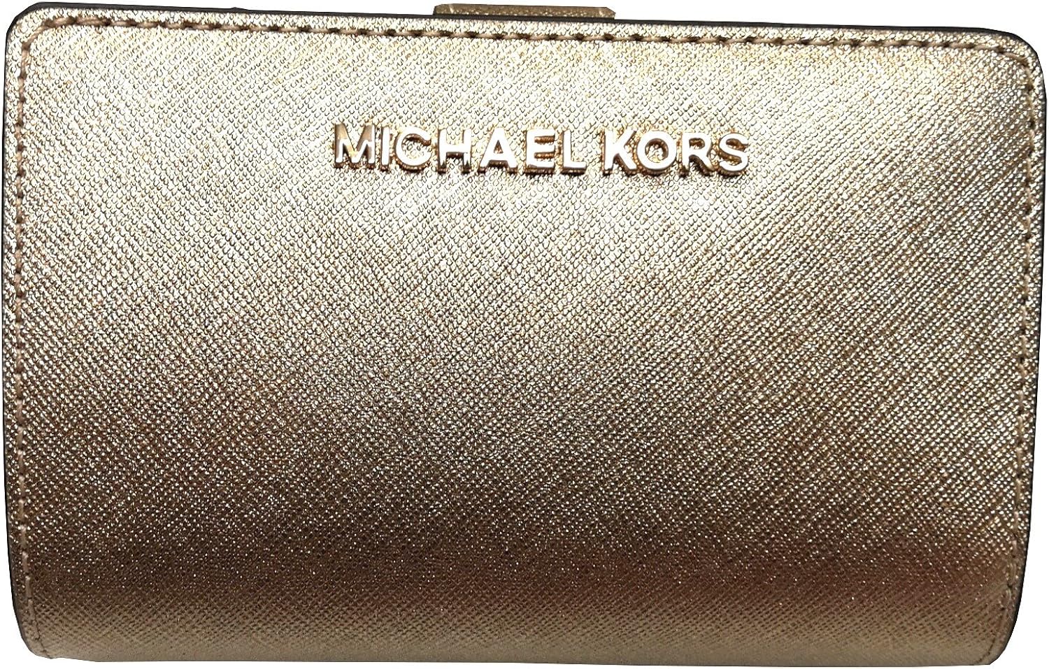 michael kors pale gold wallet