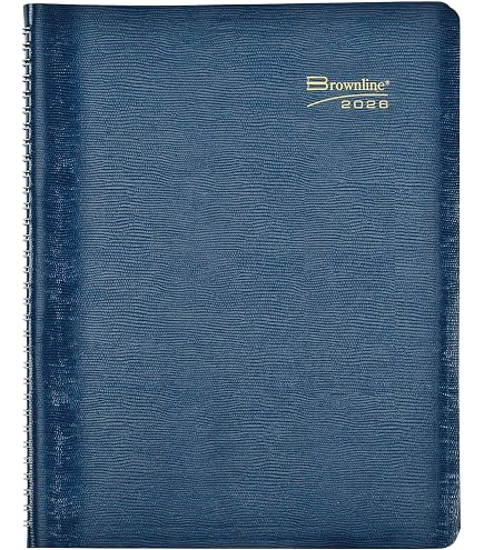 Brownline 2024 DuraFlex Weekly Planner - Purple Twin-Wire Appointment Book, 11x8.5 Inches, Jan-Dec 2024 - View #9