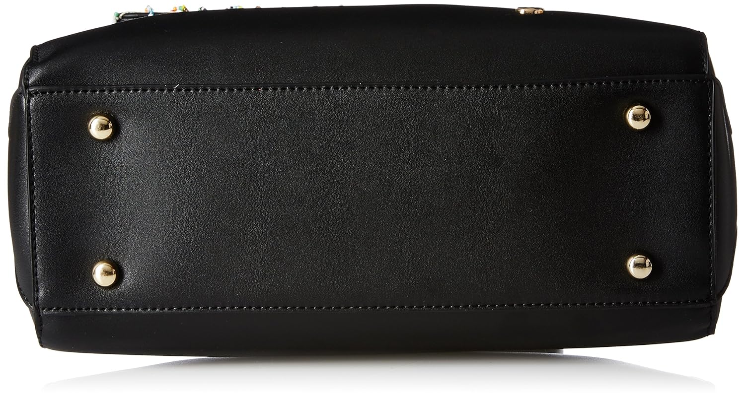 global desi fashion plus women's satchel (black) ()