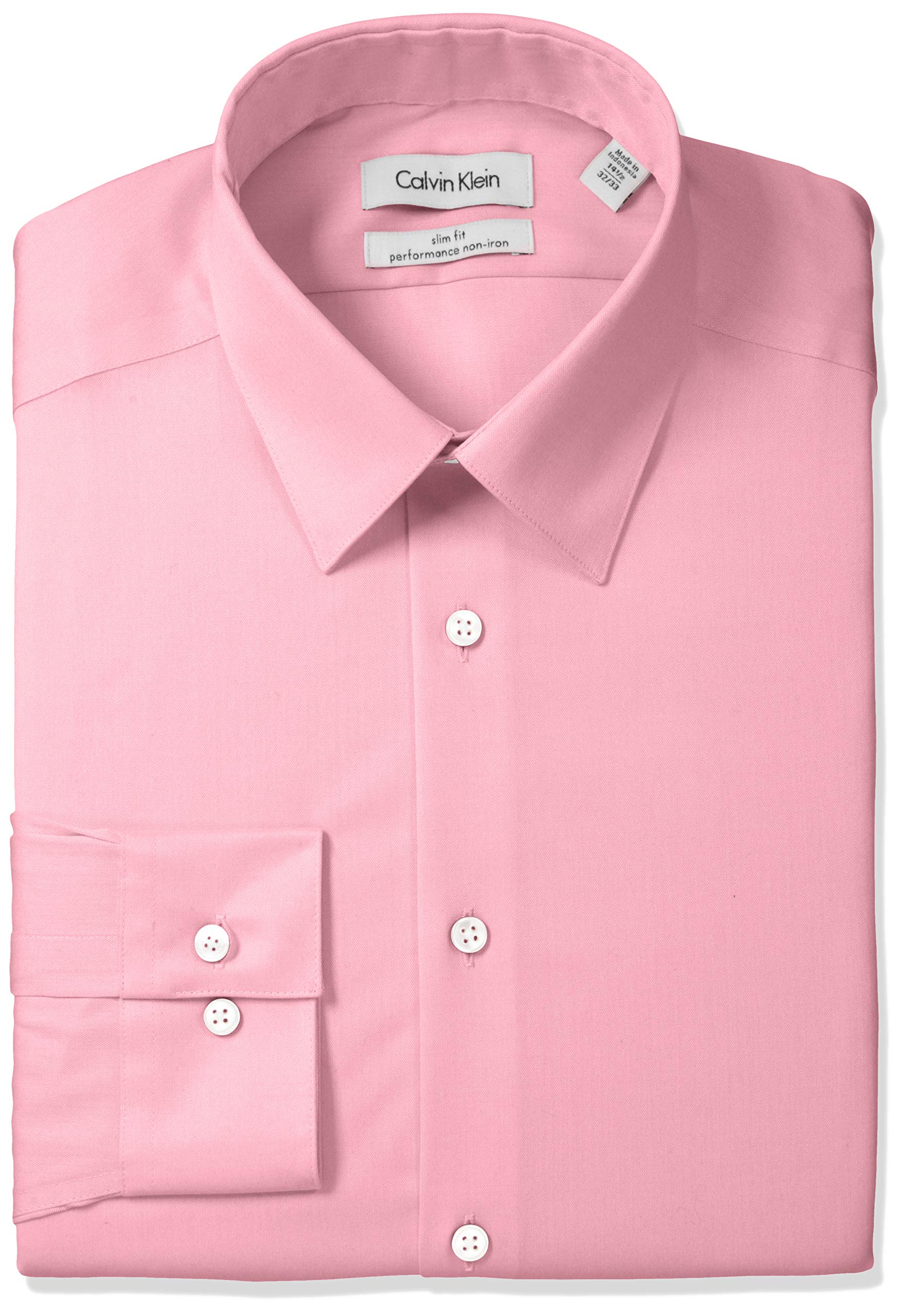 Descubrir 64+ imagen calvin klein men's dress shirt slim fit non iron