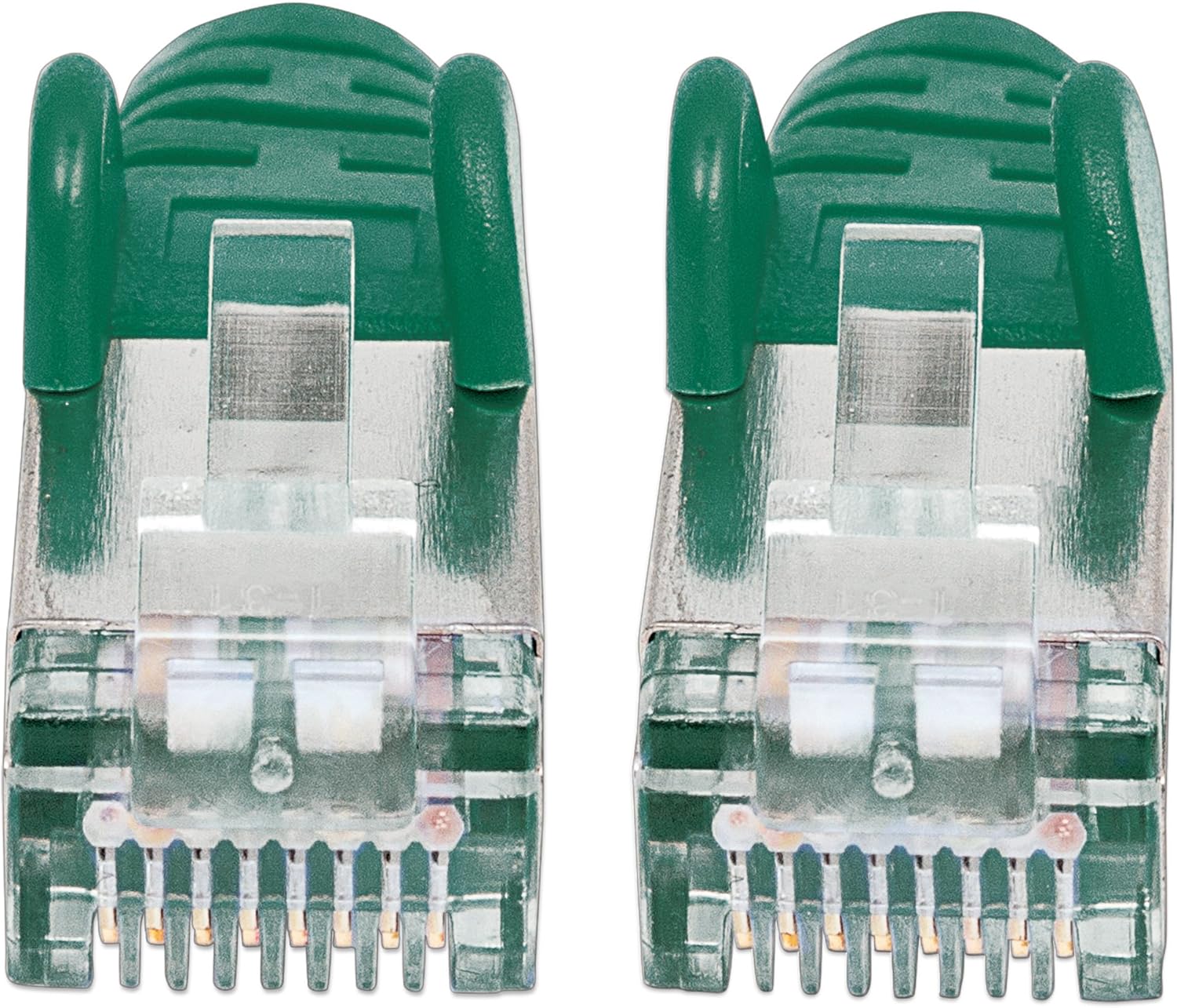 Intellinet Network Patch Cable, Cat6A, 20m, Green, Copper, S/FTP, LSOH / LSZH, PVC, RJ45, Gold Plated Contacts, Snagless - Image 4