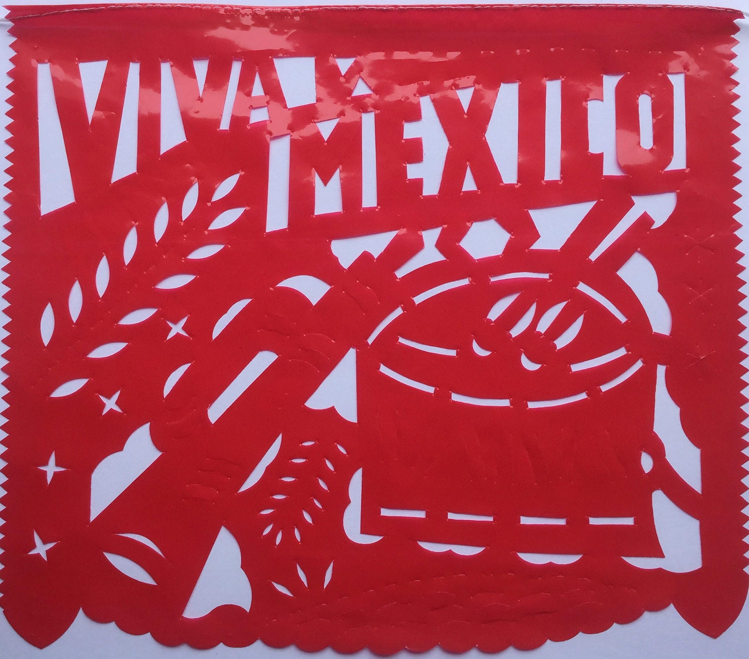 Viva Mexico Papel Picado Party Banner