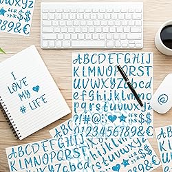 648 PCS Letter Stickers Glitter Alphabet Stickers