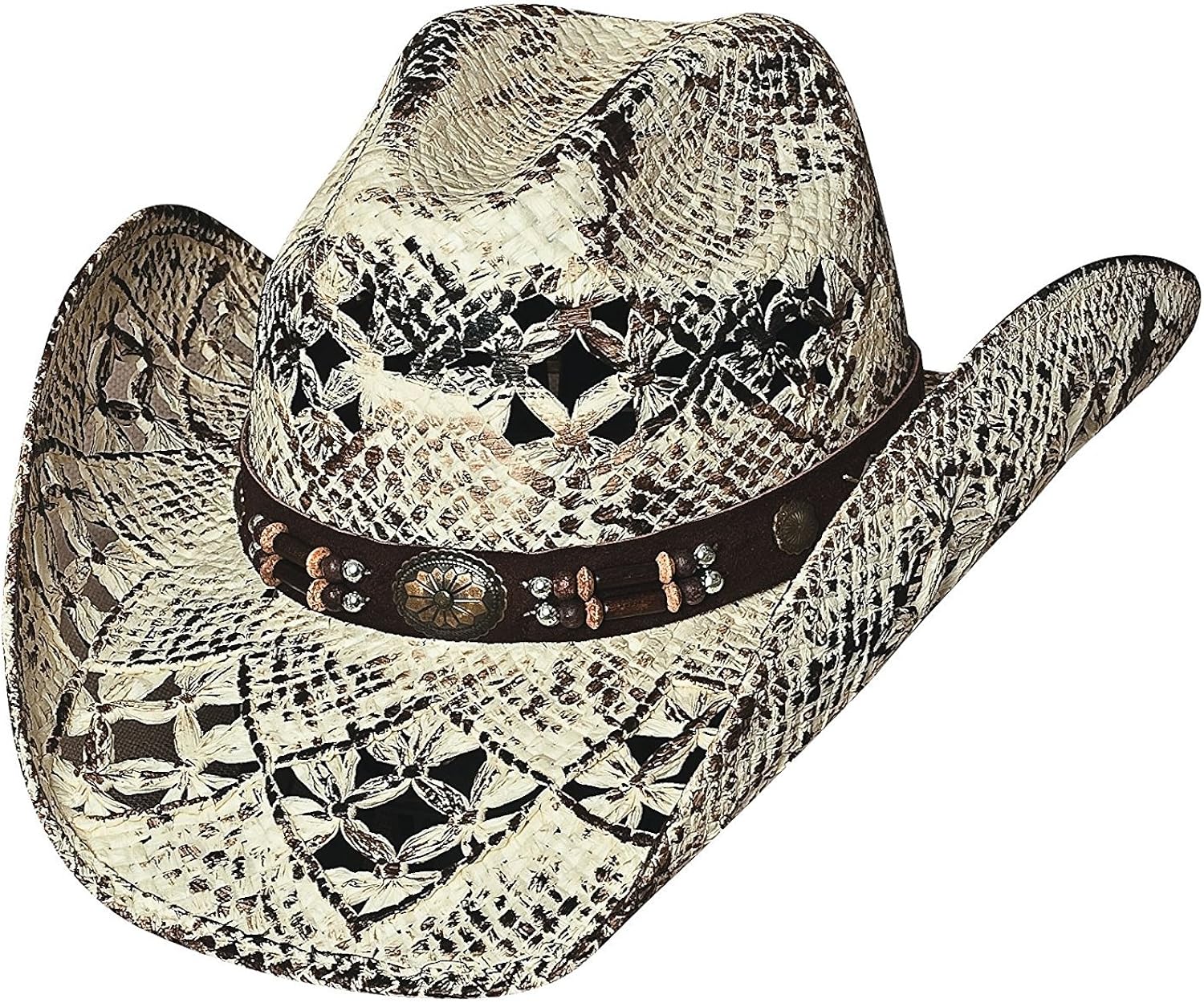 Bullhide Medium Hat Western Straw Toyo Painted Door Next