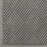 WaterHog Fashion Diamond-Pattern Commercial Grade Entrance Mat, Indoor/Outdoor Medium Brown Floor Mat 3' Length x 2' Width, Medium Grey by M+A Matting