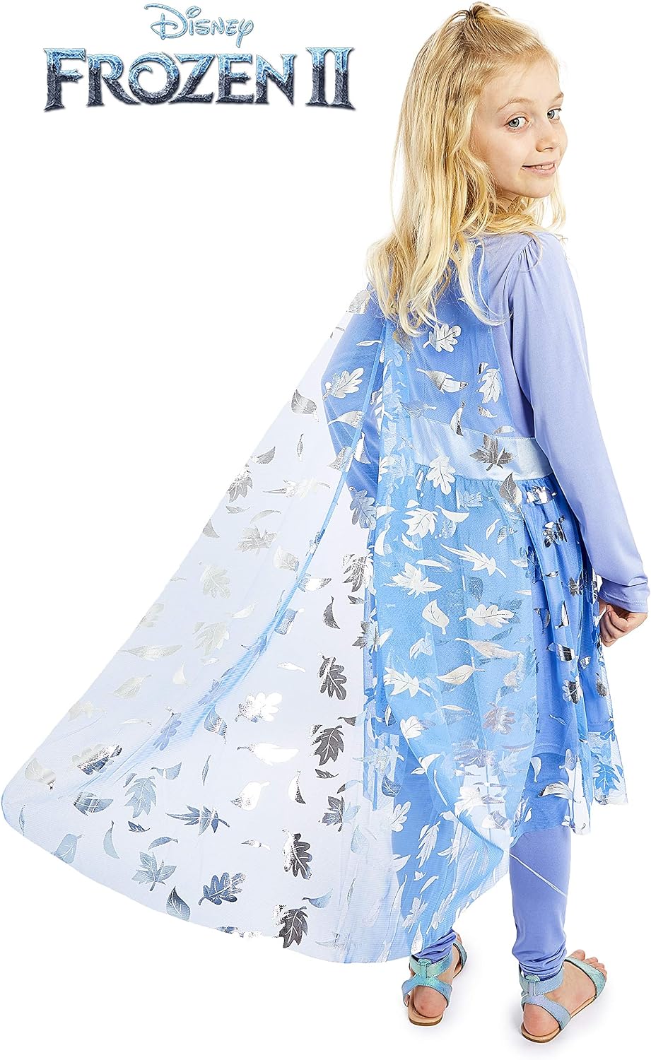 Vestidos Niña El Reino del Hielo con Capa Disfraz Frozen de Las Princesas  Anna y Elsa 2 Diseños Disney Frozen 2 Disfraz Princesa Niña Regalos para  Niñas 3-12 Años Juguetes y juegos