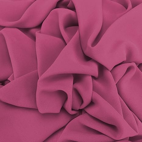 Lila Georgette Chiffon Synergy Uni-Stoff, Bridal, Kleid Stoff 152,4 cm 150 cm Breite – Meterware