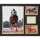 Secretariat 16" X 20" Unframed Matted Photo Collage by Legends Never Die, Inc.
