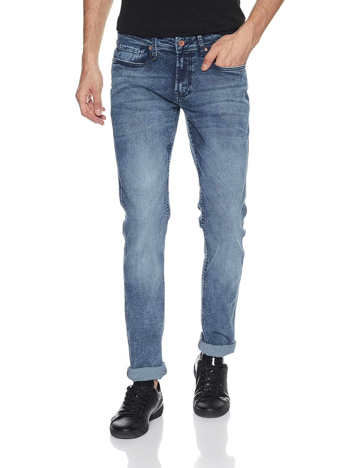 peter england men's skinny fit jeans