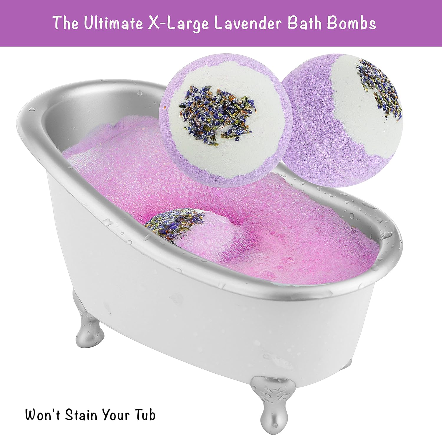 Bath Gift Basket Set for Women: Relaxing at Home Spa Kit Scented with Lavender and Jasmine - Includes Large Bath Bombs, Salts, Shower Gel, Body Butter Lotion, Bath Oil, Bubble Bath, Loofah and More : Beauty