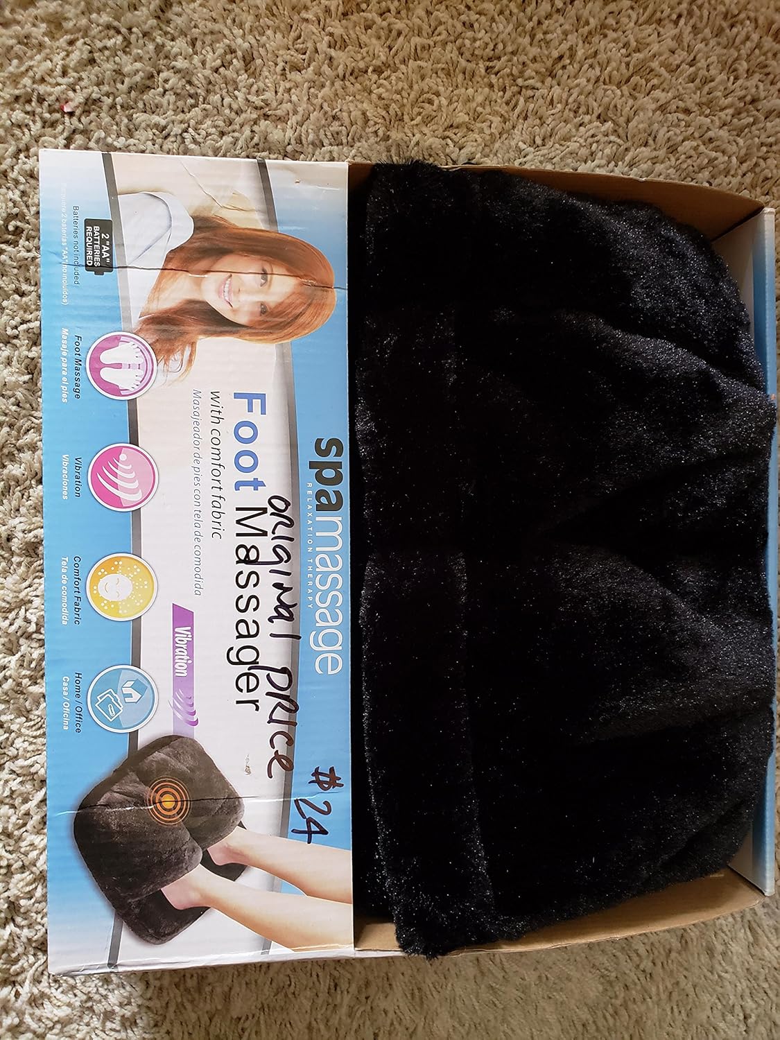 Spamassage Foot Massager With Comfort Fabric Amazon In Health