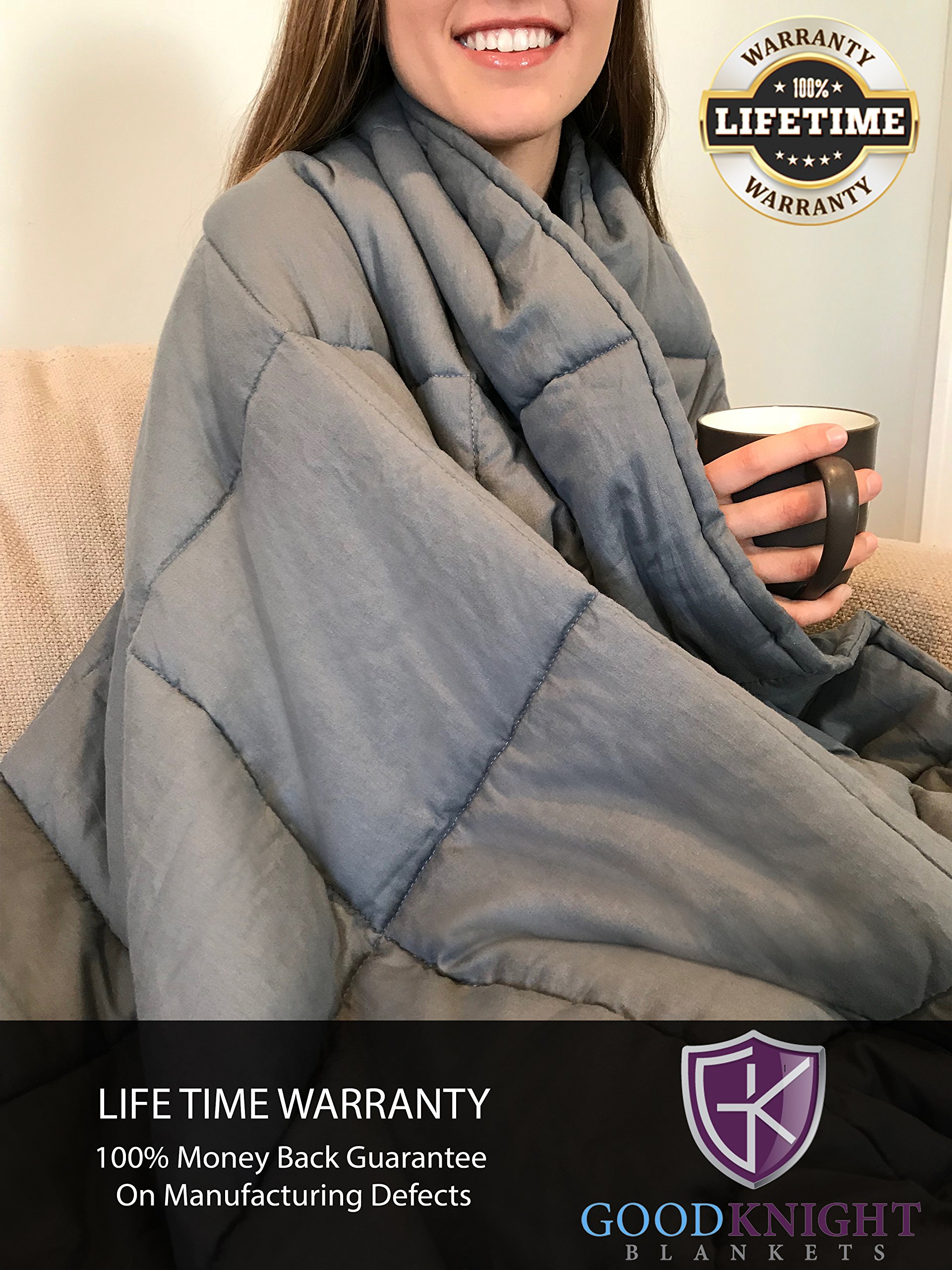 Good Knight Weighted Blankets For Autism | ADD | Stress | Anxiety | 60
