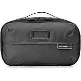 Briggs & Riley Expandable Essentials Kit - Toiletry Travel Bags for Women & Men, Organizer for Vacation, Compact Dopp Kit for Bathroom Accessories, Makeup, & Skincare - Baseline Collection