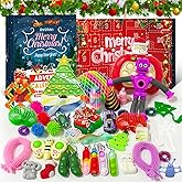 Fidget Advent Calendar 2025, Christmas Countdown Calendar Sensory Fidget Toy Packs, with 24 Days of Surprises Presents Box, Ornaments Decorations Bulk Christmas Gifts for Boys Girls Teens