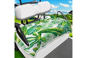 ENYORSEL Golf Cart Seat Covers, Unique Golf Cart Seat Towel Blanket for All EZGO, Yamaha, Club Cars, Icon and More 2/4-seats Cart, 100% Microfiber Keeps Seat Cool and Clean on Hot Days, 51'' x 31''