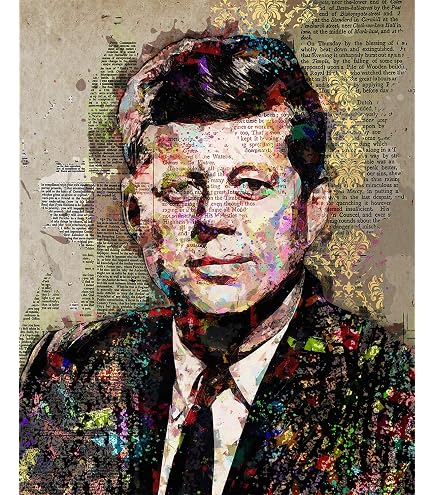 Amazon.com: JFK Portrait President John F Kennedy Presidential
