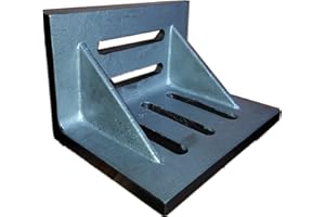HHIP 3402-0303 6" x 5" x 4-1/2" Slotted Angle Plate, Webbed