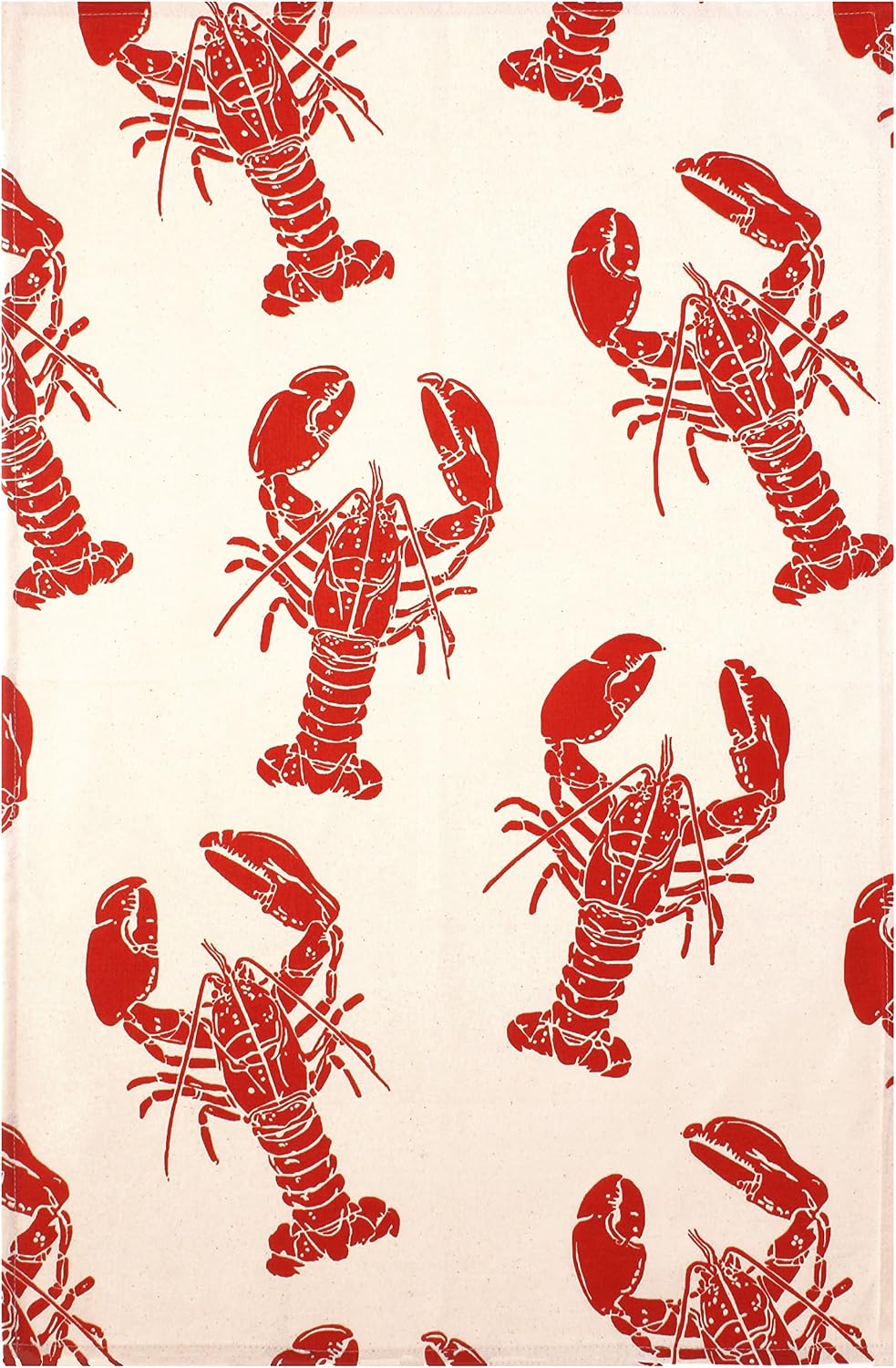 Ulster Weavers Lobster Cotton Tea Towel, Red