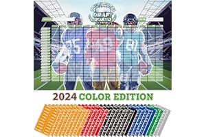 DMIGHT Fantasy Football Draft Board 2024-2025 Kit, 620 Player Labels, 6 Feet x 4 Feet Board(14 Teams 20 Rounds), 2024 Top Rookie, Blank Label