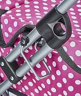 Molly Dolly Pram Doll's Pram with Adjustable Handle Height 40-60cm view 6