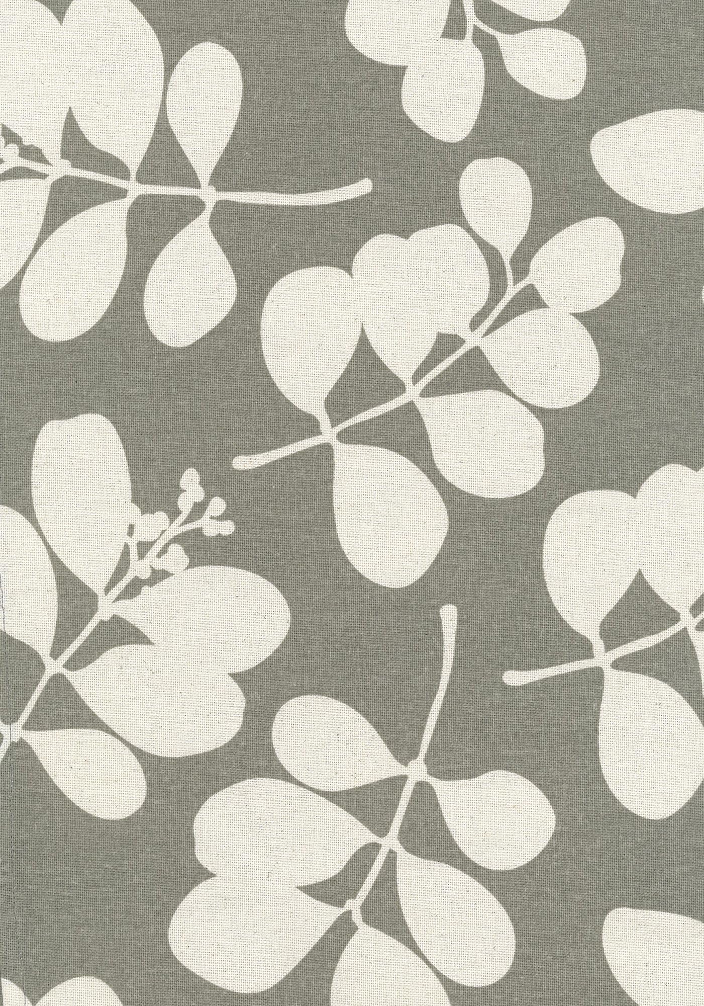 Dandi Organic 6 Seater Tablecloth, Succulent Feather Grey