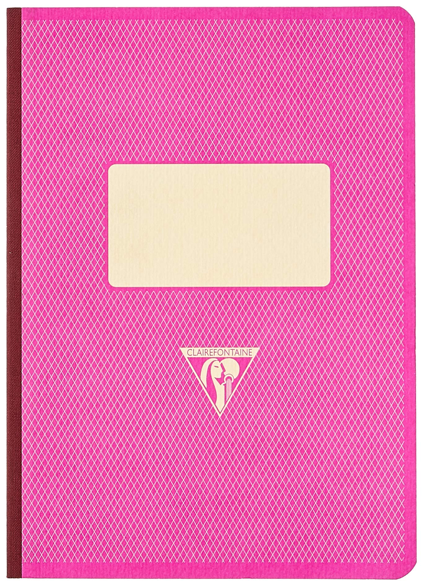 Clairefontaine 195846C - Collection 1951 - A Notebook Raspberry Clothbound - Size: A5 14,8x21 cm - 192 Lined Pages - White Paper 90 g - Grain Card Cover