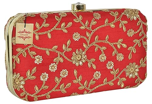 Divahh Womens Clutch (Red, bx845_D)