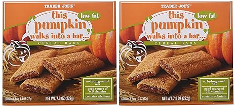 Amazon Com Trader Joes Pumpkin Cereal Bars 2 Boxes Breakfast Cereal Bars