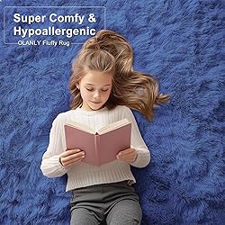 OLANLY 5x7 Machine Washable Large Area Rugs for