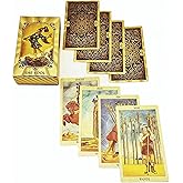 Barbunos Coniglio Waterproof Tarot Card Deck, The Original Tarot Cards Deck, Splendid Classic Tarot Deck with E-Guide-Book for Beginners
