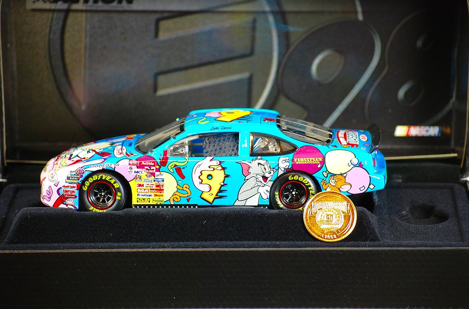1998 Action Elite Rcca Nascar Lake Speed 9 Cartoon Network Happy Birthday Nascar Tom Jerry 1 Of 1500 Ford Taurus 1 24 Scale Die Cast Oop Rare Collectible Amazon Ca Toys Games