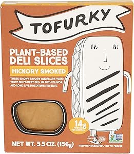 Tofurky Vegan Hickory Smoked Deli Slices, 5.5 Ounce (Pack of 6)