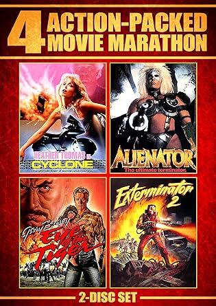 Amazon Com Action Packed Movie Marathon Cyclone Alienator Eye Of The Tiger Exterminator 2 Gary Busey Yaphet Kotto Heather Thomas Richard C Sarafian Movies Tv
